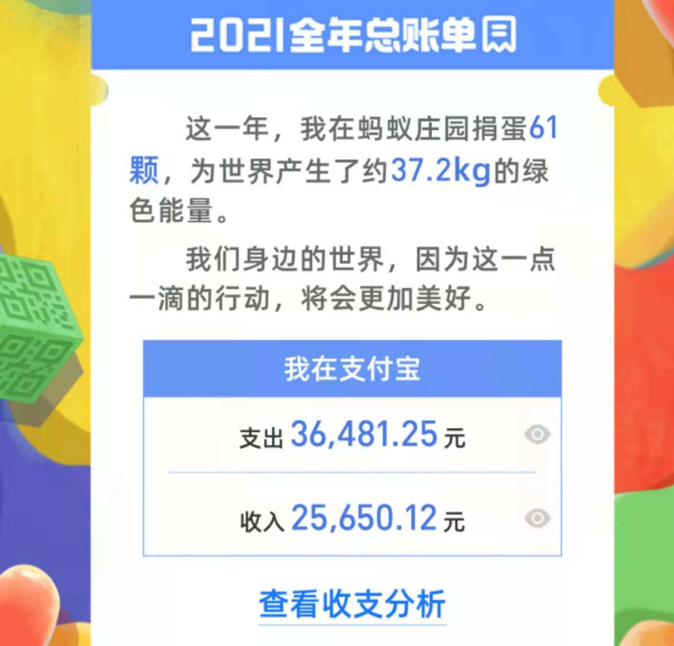 2021支付宝账单